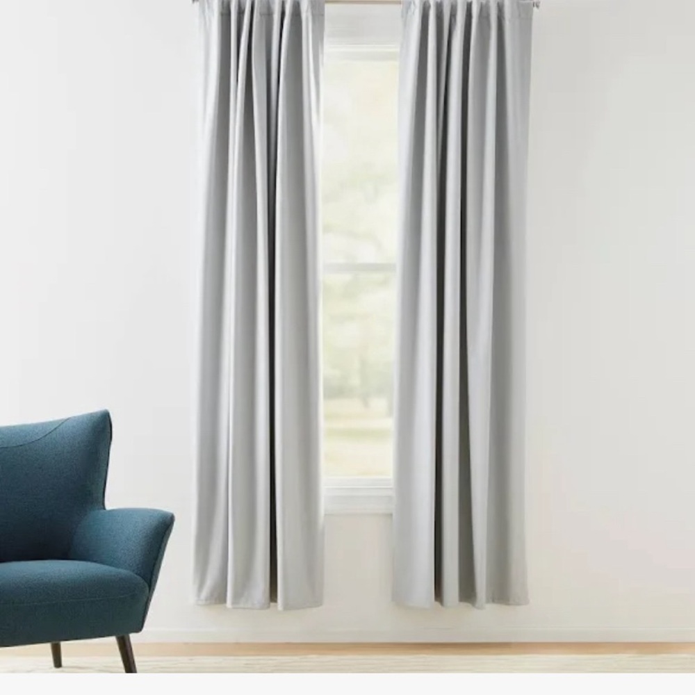 Sophisticated Silver Drapes